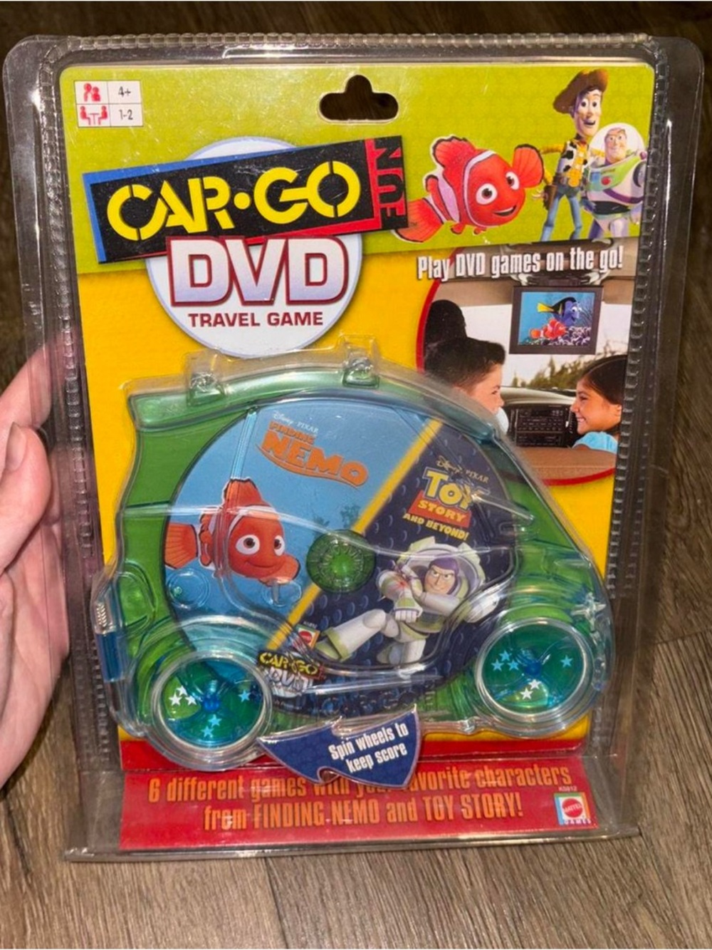 2006 NWT Disney Pixar Finding Nemo Car Go DVD Travel Game